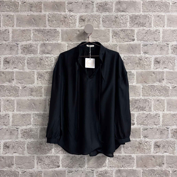 Nala bluse - svart - onesize - Many Colors