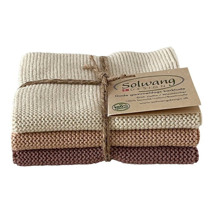 Natur/lys og mørk nougat - økologisk karkluter - Many Colors