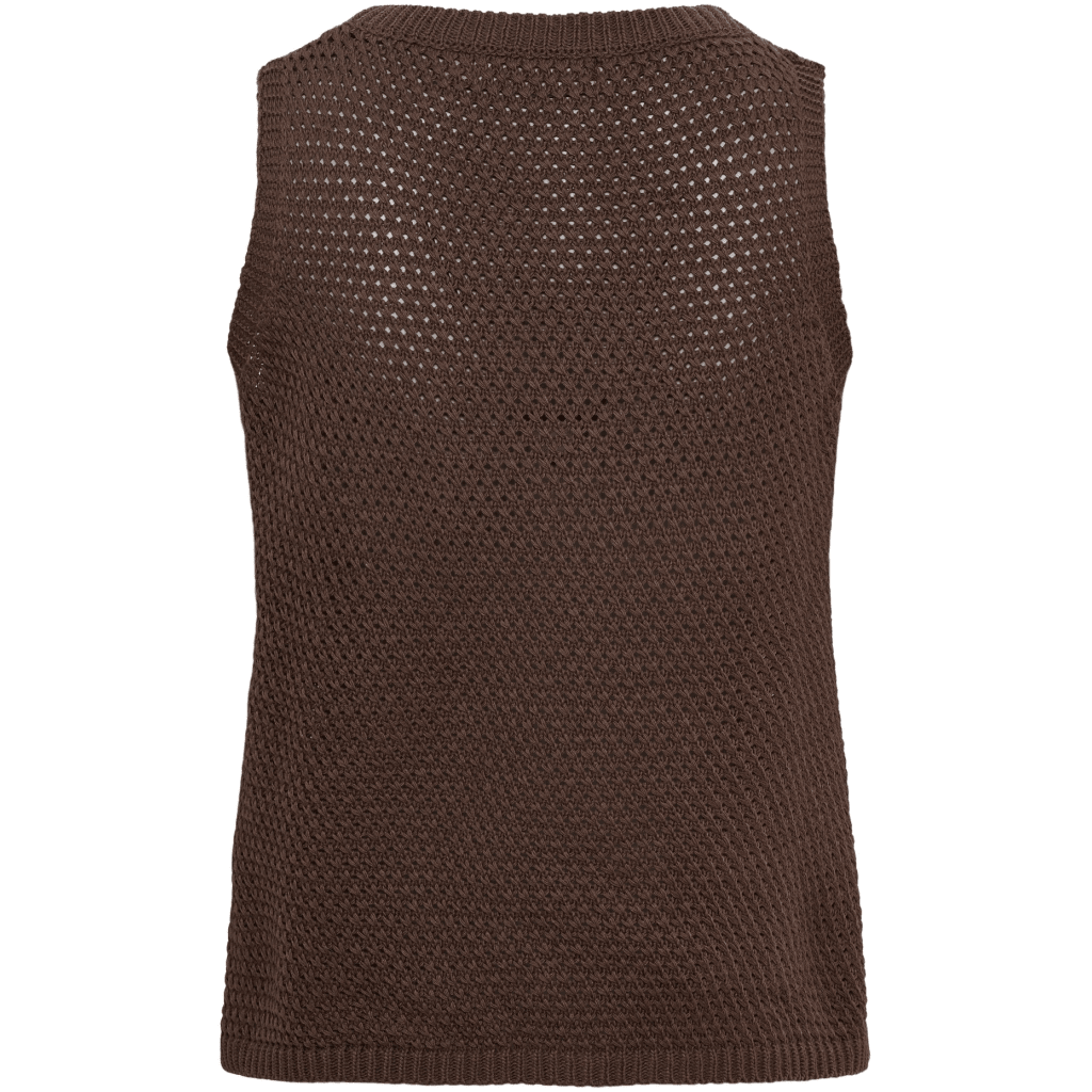 Nayla strikke topp - caffe - Many Colors