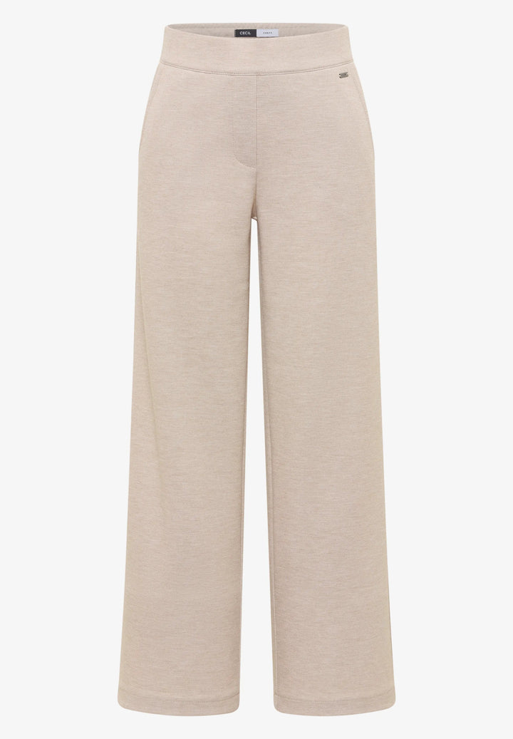 Neele dessin bukse - beige - Many Colors