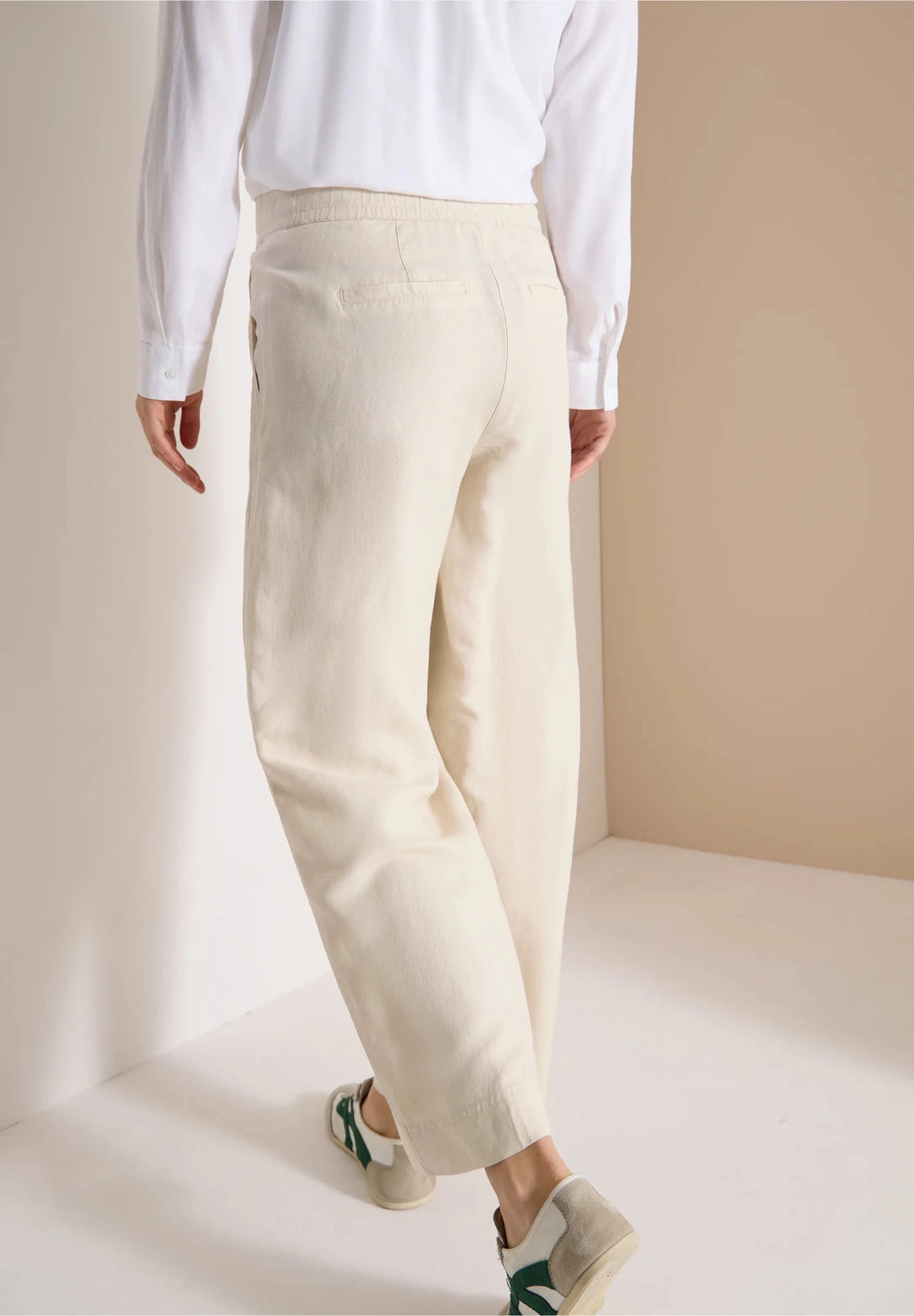 Neele solid bukse - beige - Many Colors