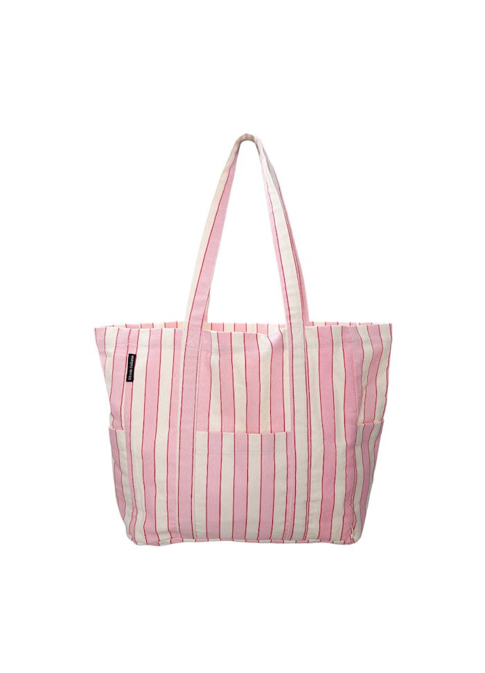 Nella canvas bag - rosa striper - Many Colors