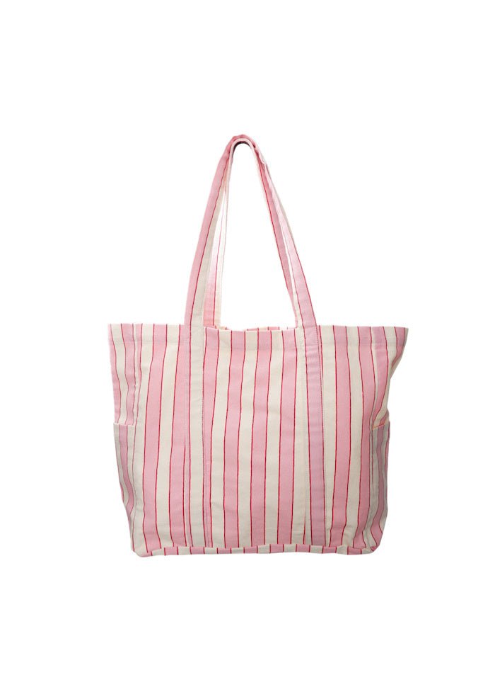 Nella canvas bag - rosa striper - Many Colors