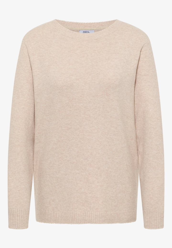 Nos cosy boatneck - beige - Many Colors