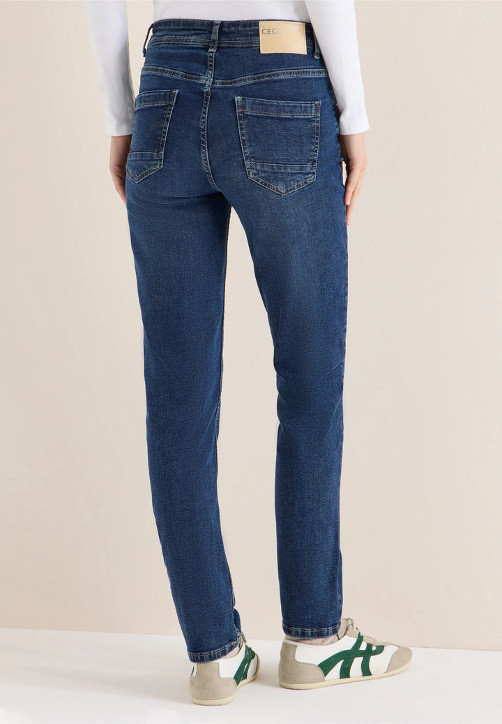 Nos Vicky denim bukse - medium blå - Many Colors