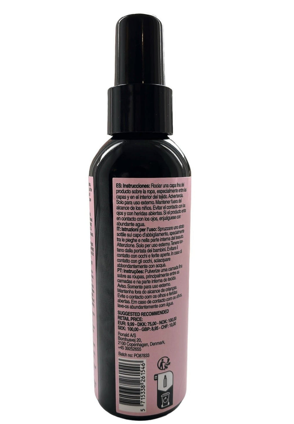 Nu antistatic spray - Many Colors