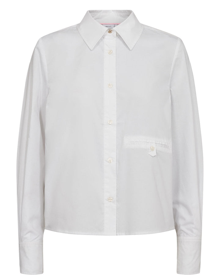 Nuasho skjorte - bright white - Many Colors