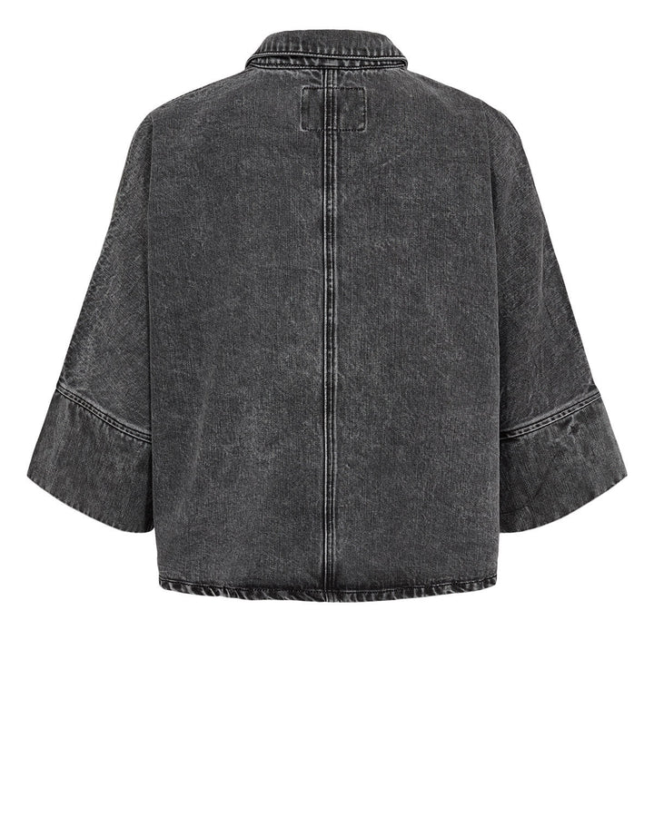 Nubrooklyn oversize stein skjorte - grå denim - Many Colors