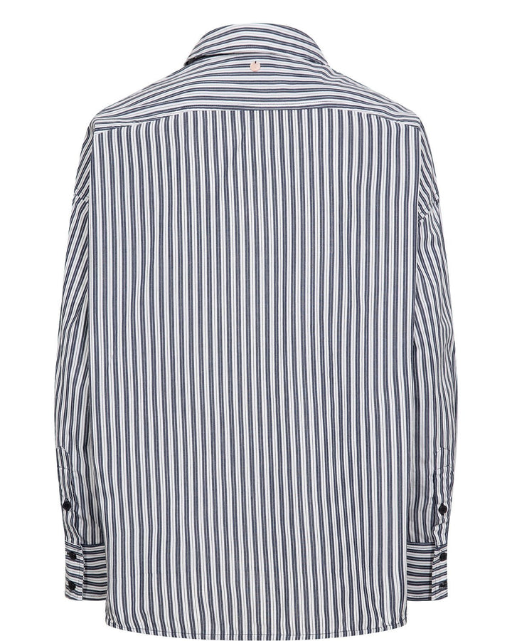 Nuelfa oversize skjorte - grå denim - Many Colors