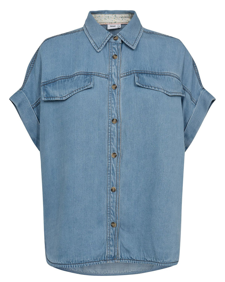 Nuelida skjorte - lys blå denim - Many Colors