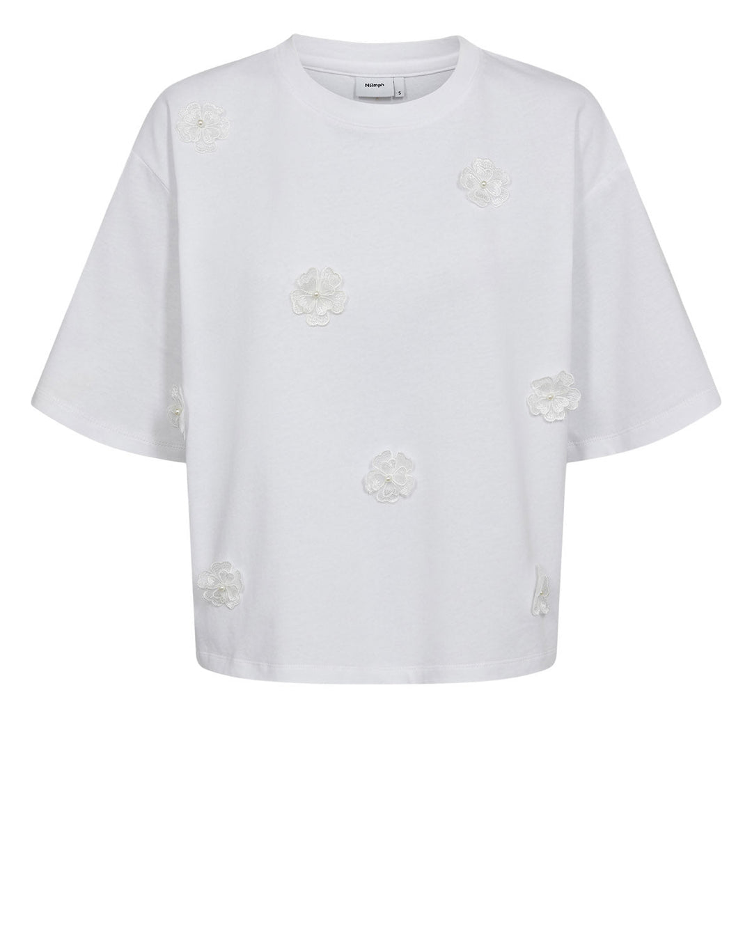 Nufleura lang t - skjorte - hvit - Many Colors