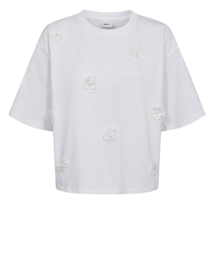 Nufleura lang t - skjorte - hvit - Many Colors