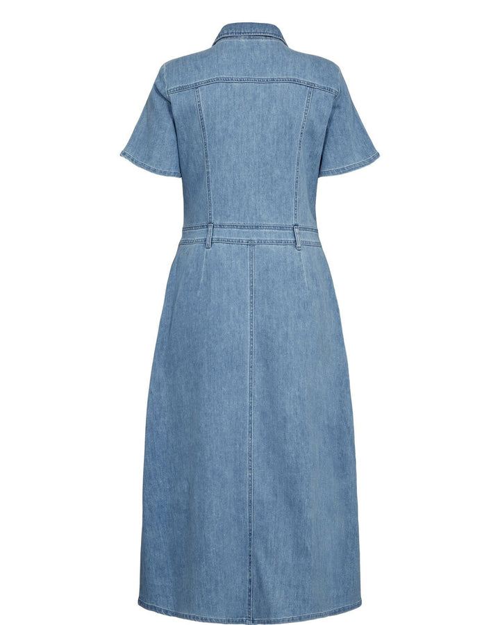 Nuirella kjole - lys blå denim - Many Colors