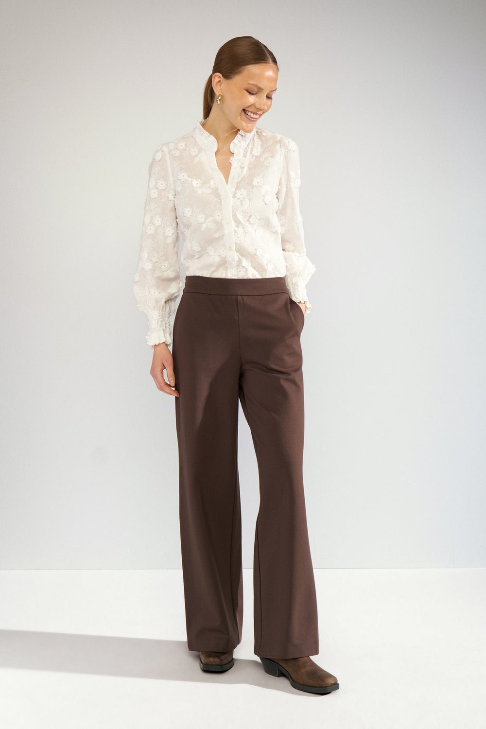 Nulena skjorte - bright white - Many Colors
