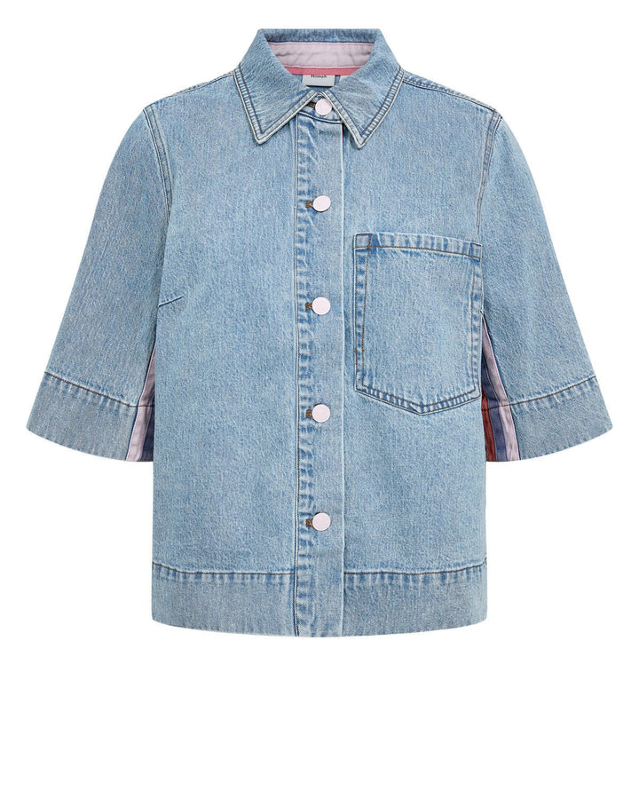 Numalaga skjorte - lys blå denim - Many Colors