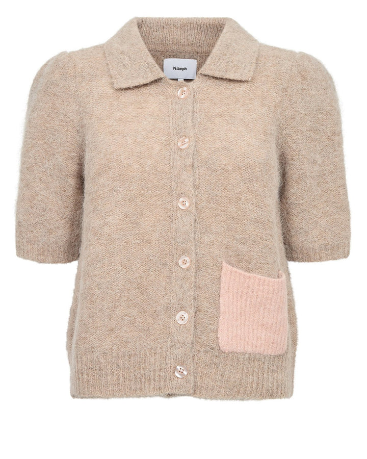 Nusalia cardigan - sesame melange - Many Colors