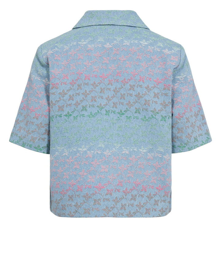 Nusannie blazer - medium blå denim - Many Colors