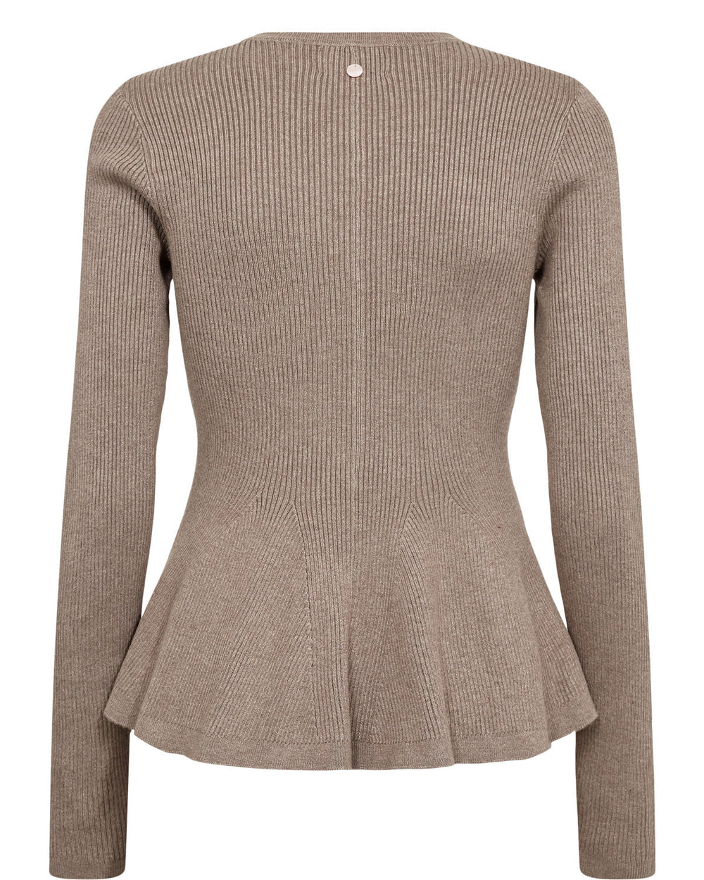 Nusira genser - dyp taupe melange - Many Colors