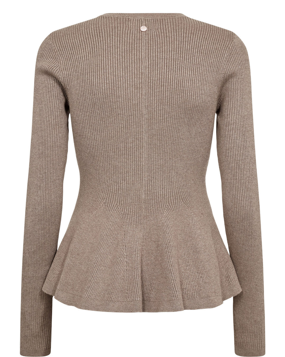 Nusira genser - dyp taupe melange - Many Colors