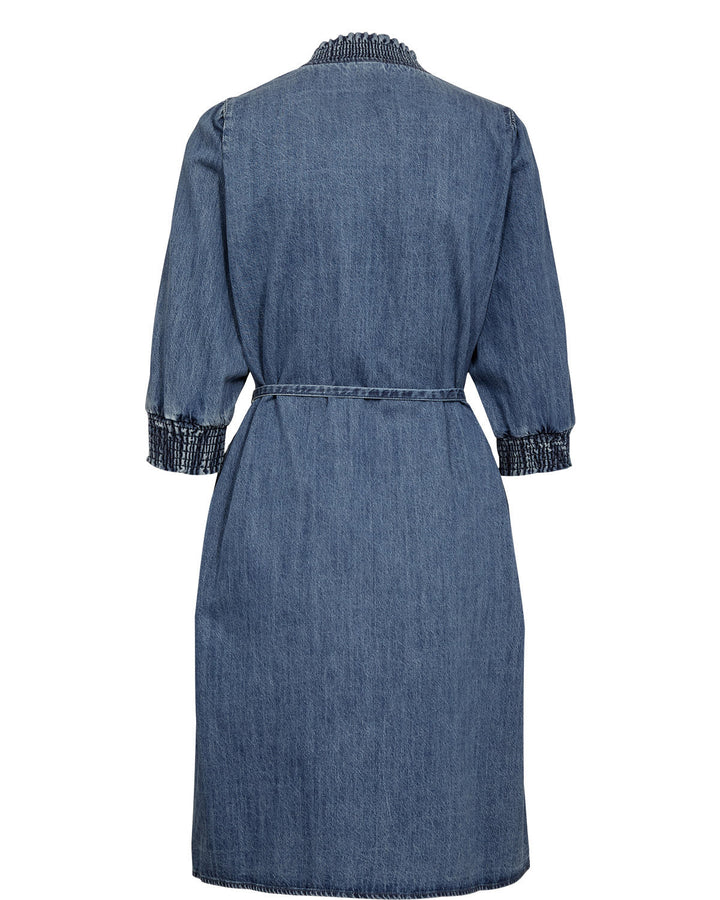 Nuzandie kjole - medium blå denim - Many Colors