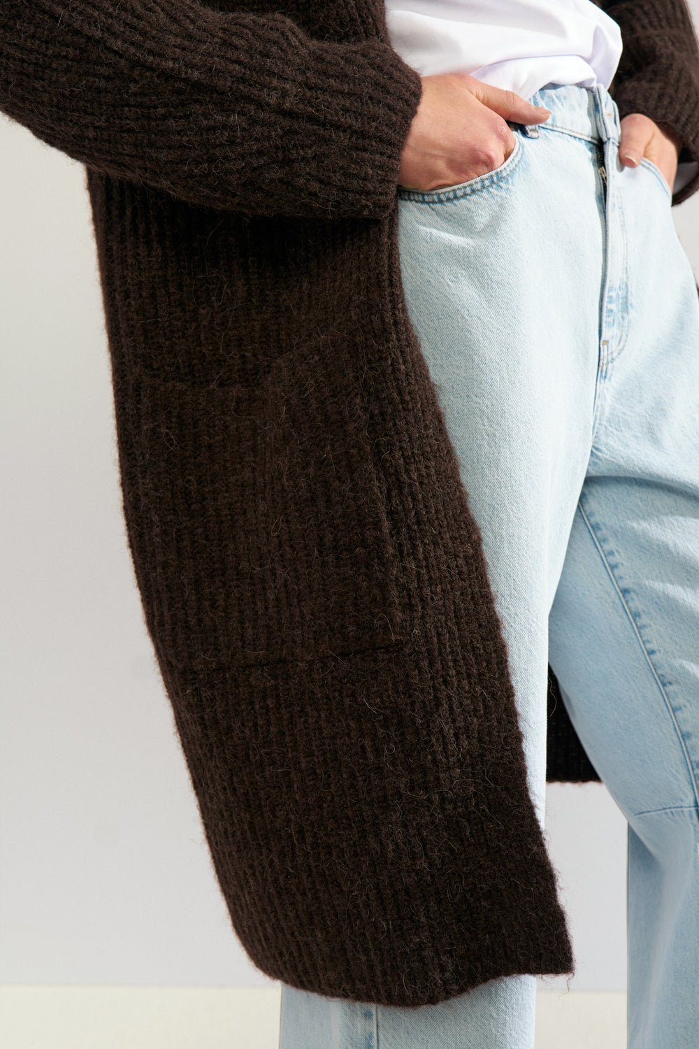 Nuzindi lang cardigan - black coffee - Many Colors