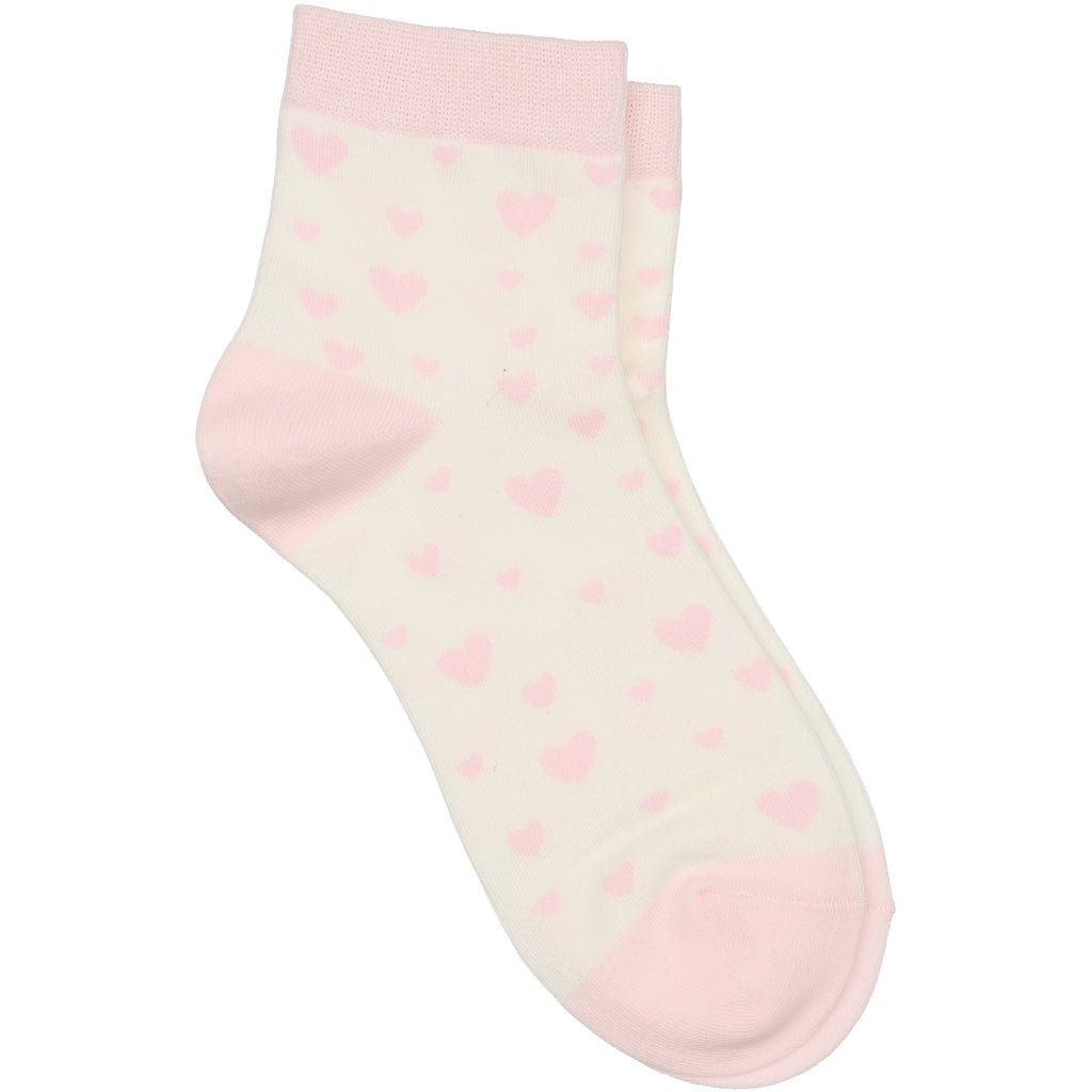 Nya strømper - rosa hjerter - Many Colors