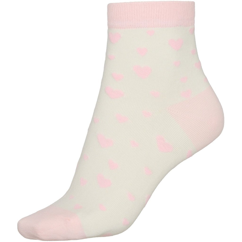 Nya strømper - rosa hjerter - Many Colors