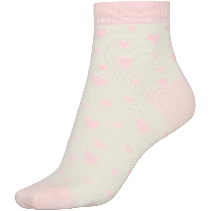 Nya strømper - rosa hjerter - Many Colors