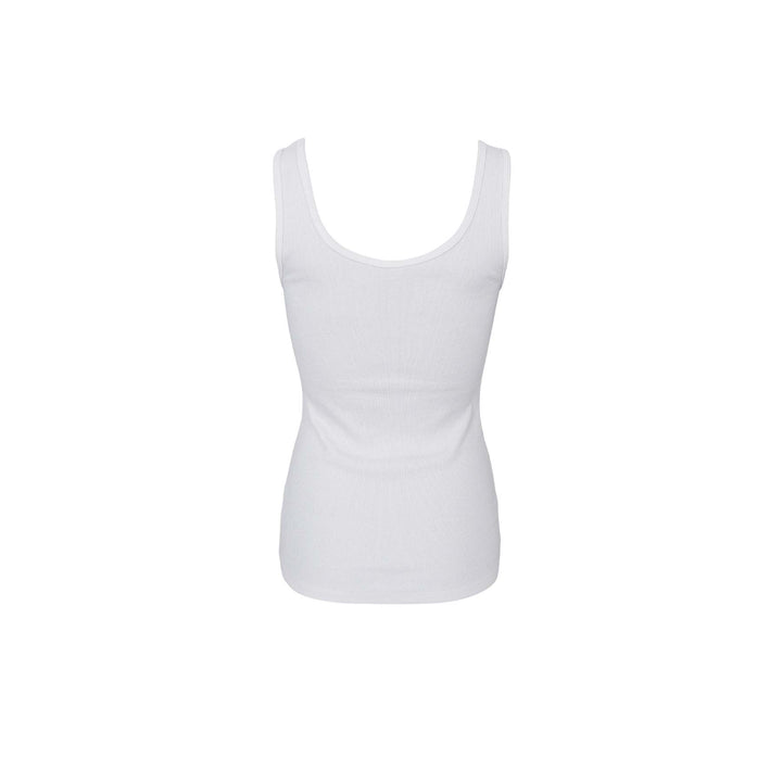 Vibs rib tank topp - off white
