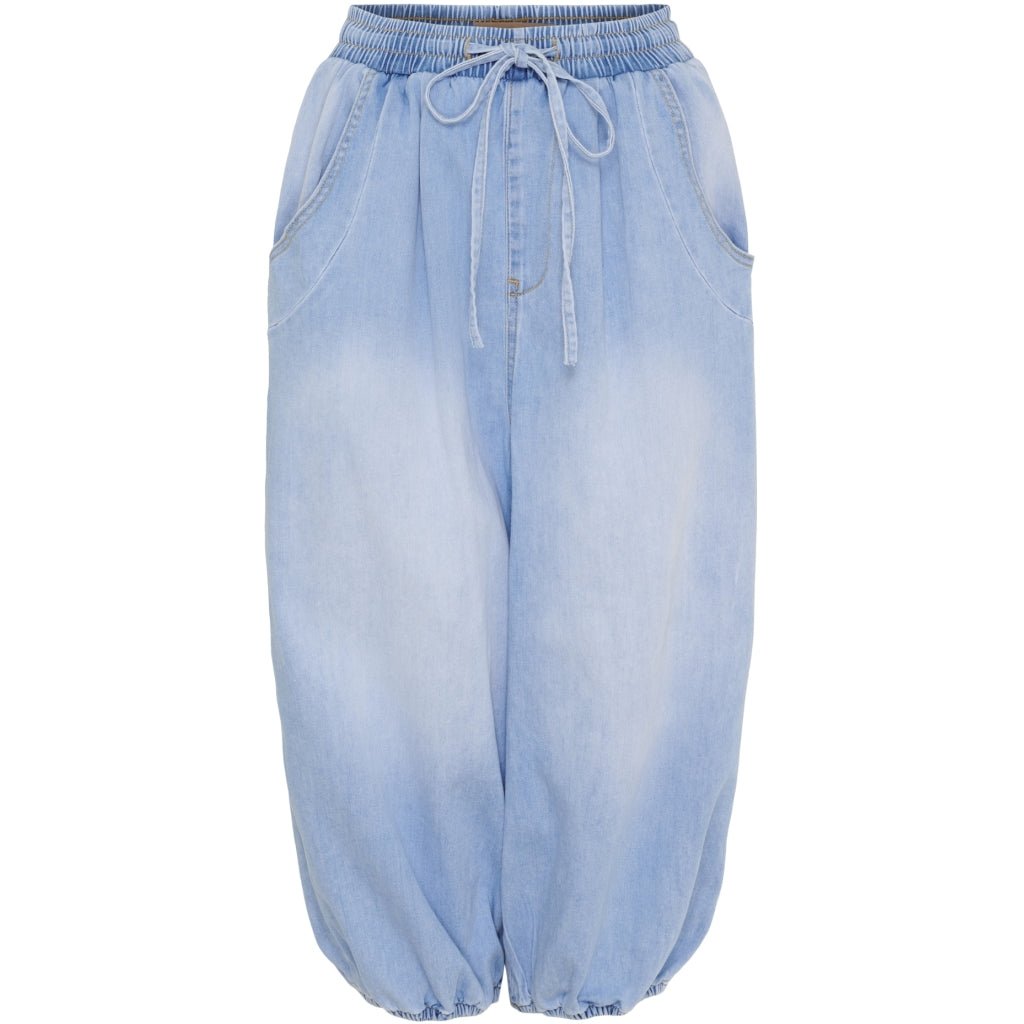 Olimpia knebukse - lys denim - Many Colors
