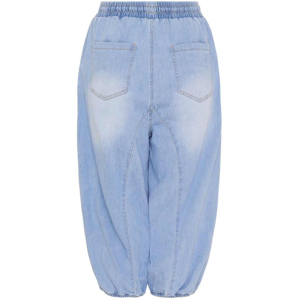 Olimpia knebukse - lys denim - Many Colors