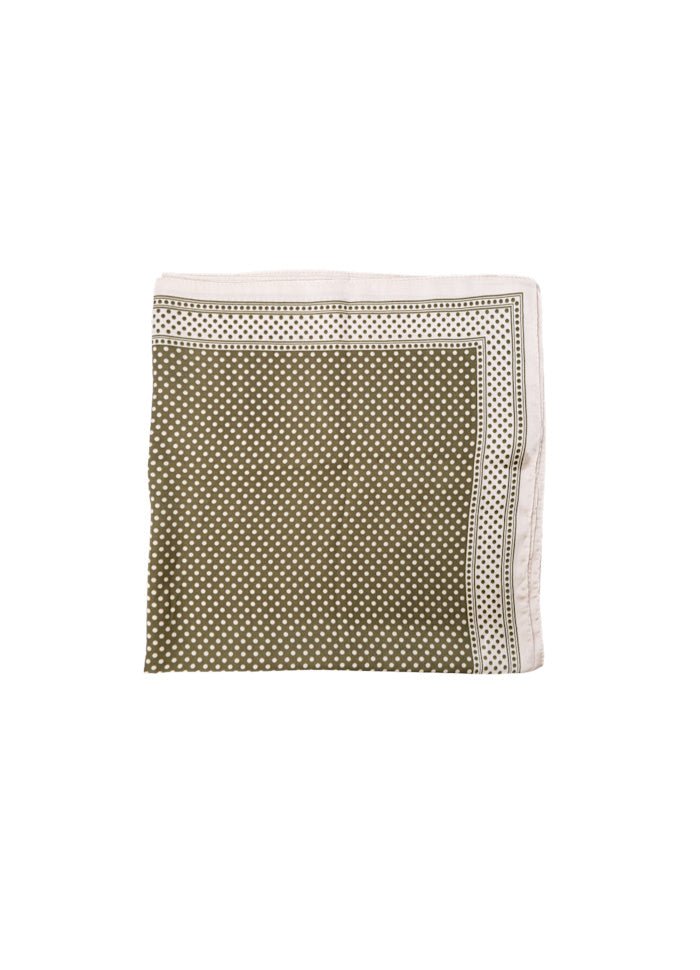 Paula satin skjerf - army - Many Colors