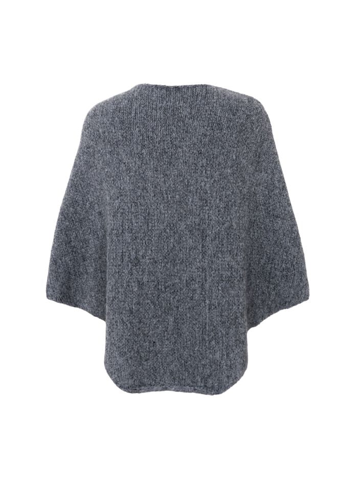 Penny poncho - grå - onesize - Many Colors