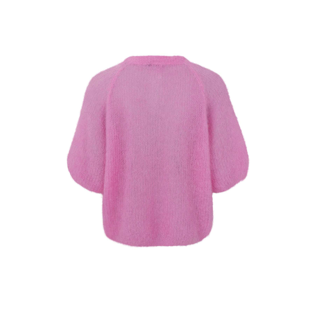 Bjoerk strikjket cardigan - rosa