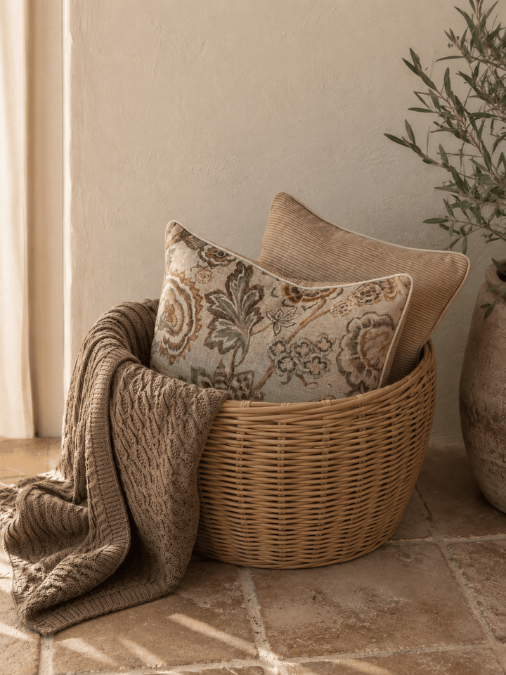 Putetrekk Aurelia mustard - 50x50