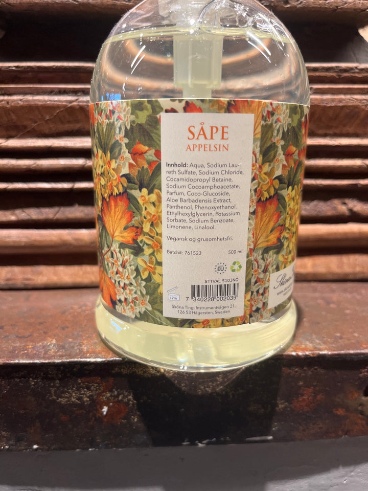 Pumpesåpe, 500 ml - Appelsin / Høstvekster - løv - Many Colors