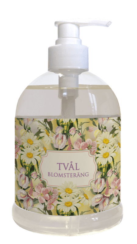Pumpesåpe, 500 ml - Blomstereng / Sommerblomst - prestekrage - Many Colors