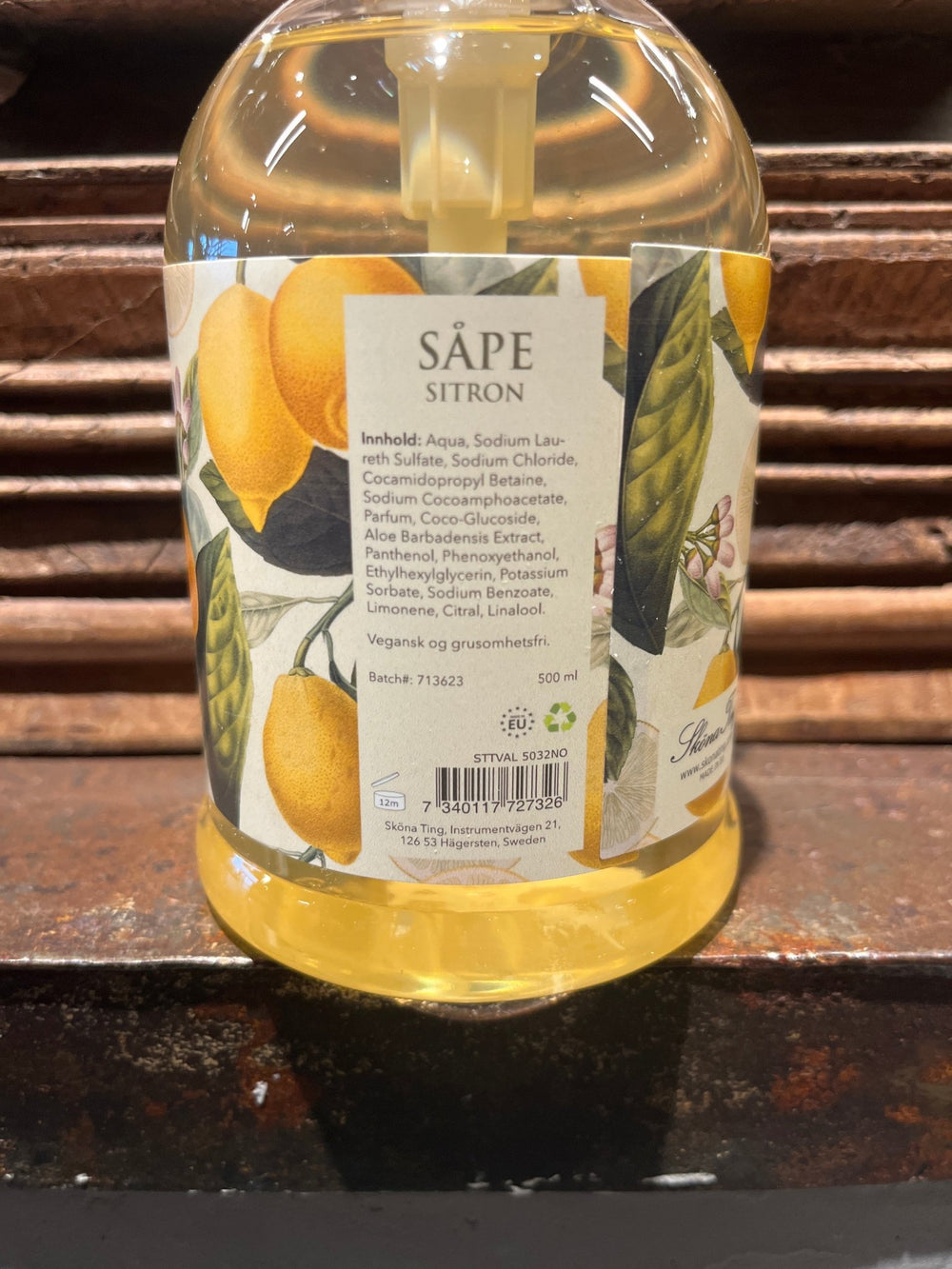 Pumpesåpe, 500 ml - Citron / Citroner - Many Colors