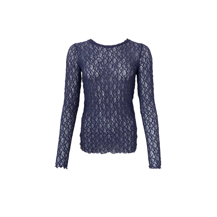 Cecily lace bluse - navy