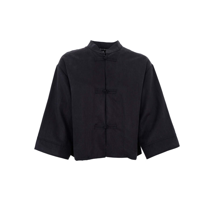 Moon skjorte bluse - svart