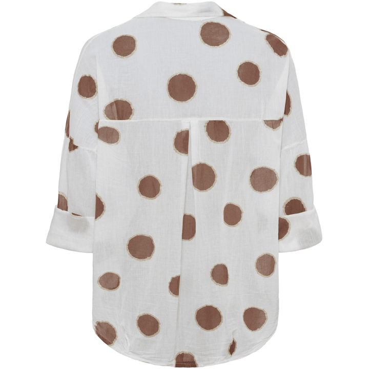 Riva bluse - brun - Many Colors