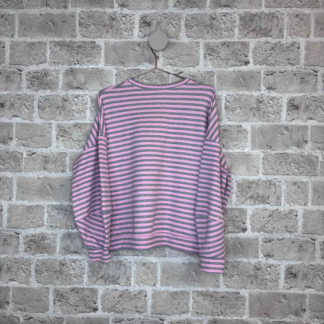 Imaya genser - rosa/grå - onesize