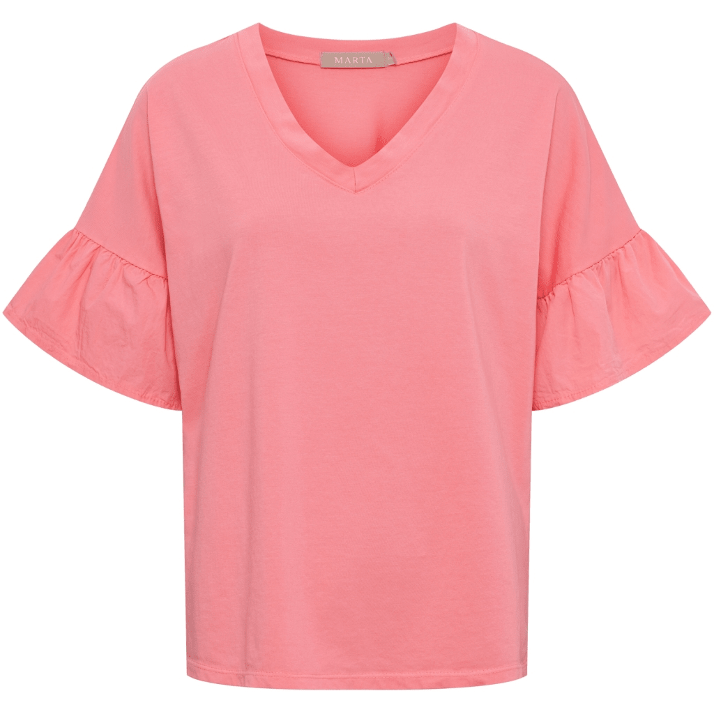 Sabela t-skjorte - korall - Many Colors