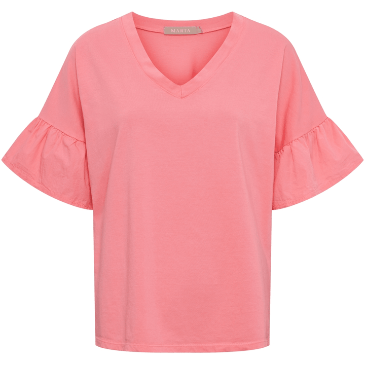 Sabela t-skjorte - korall - Many Colors