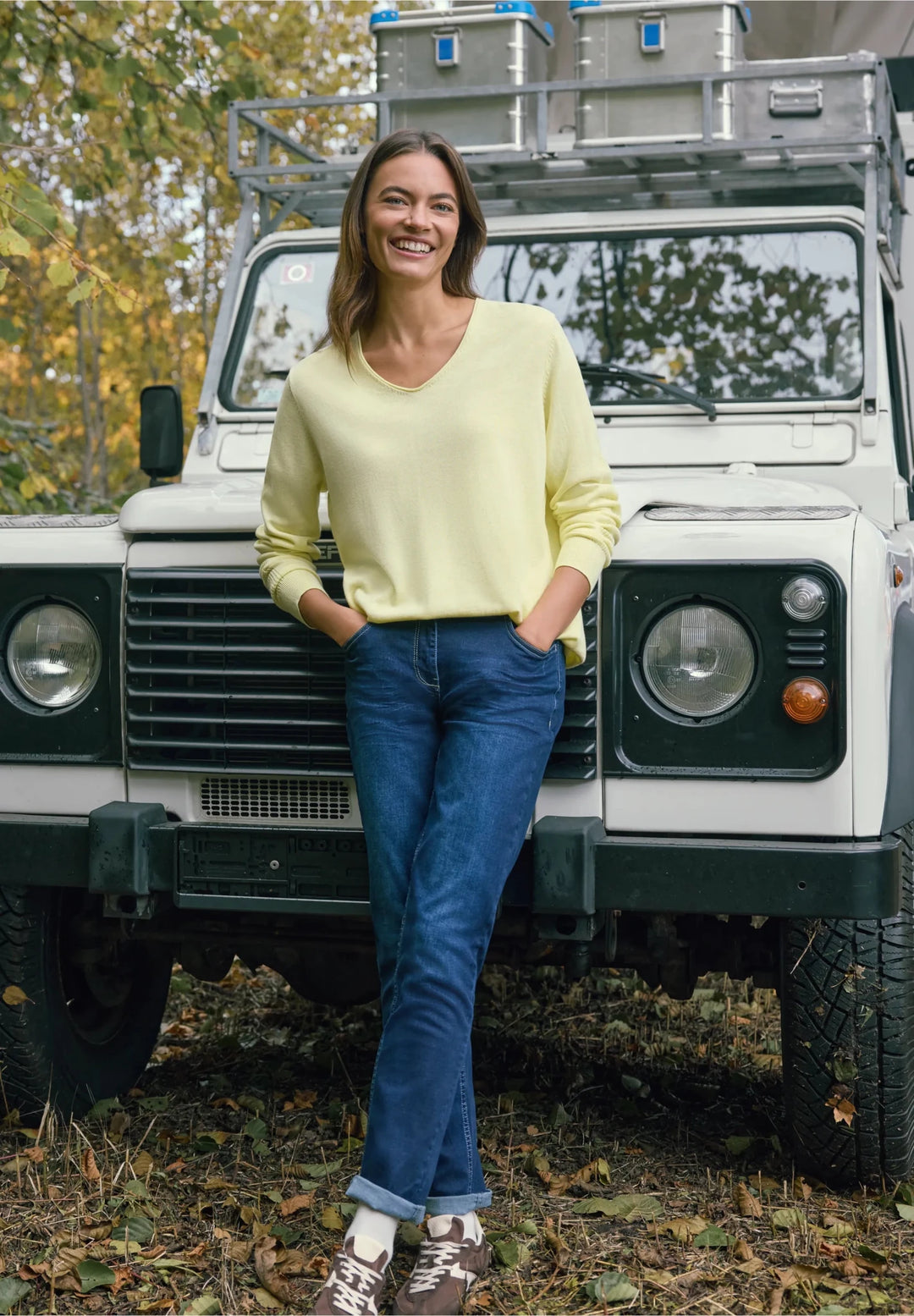 Scarlett straight medium blå - Many Colors