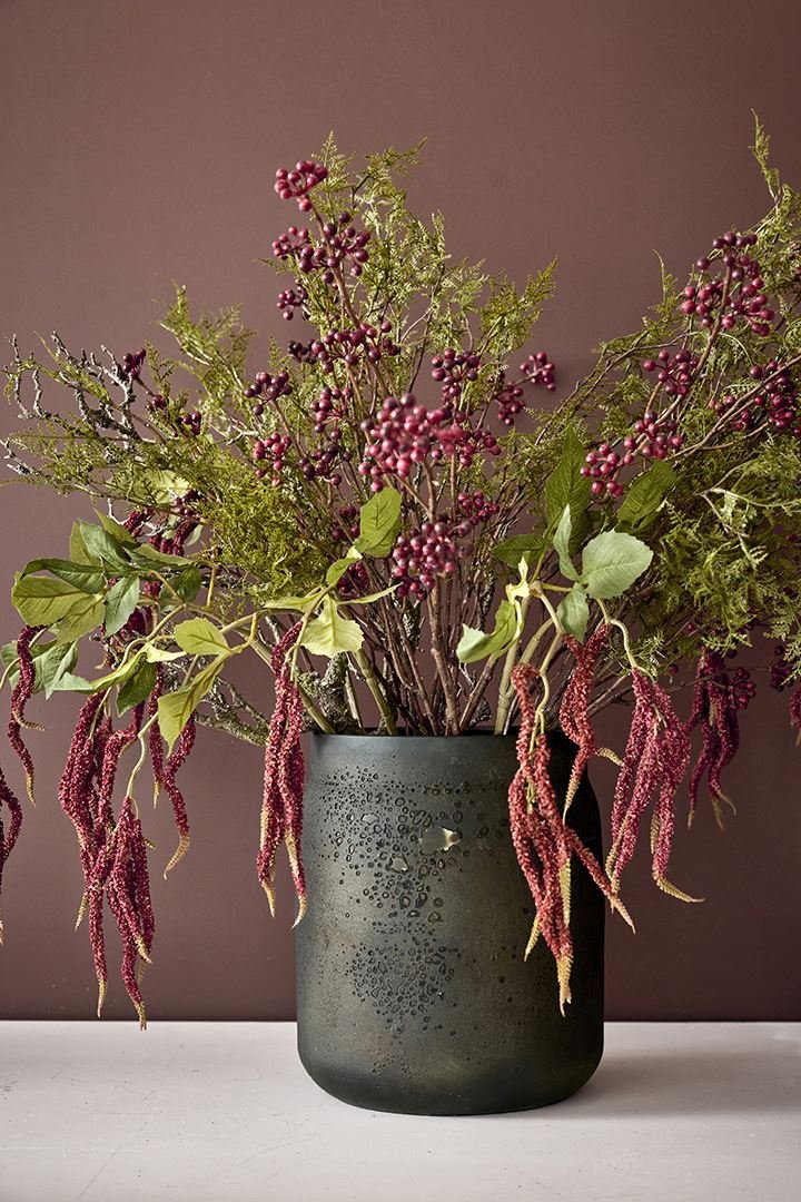 Silkebl. Raklegren 90 cm Bordeaux - Many Colors
