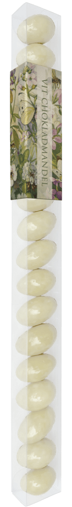 Sjokolademandler, 100 g - hvit sjokolade / sommerfugl - Many Colors