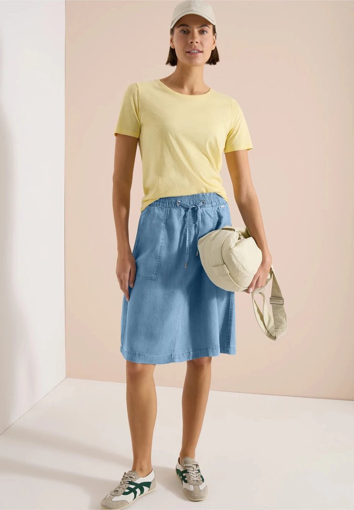 Skjørt - tencel - vasket - Many Colors