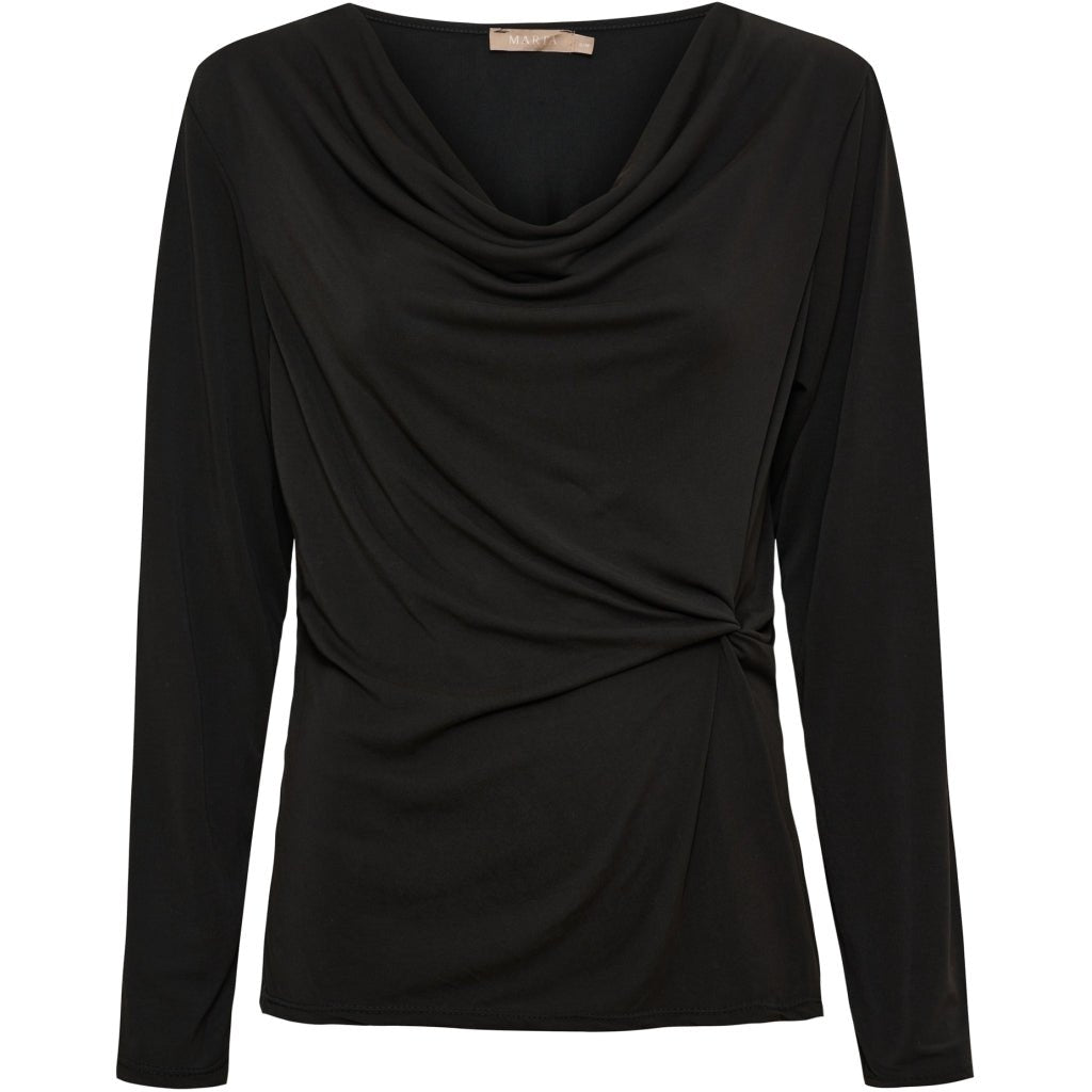 Soletta bluse - svart - Many Colors