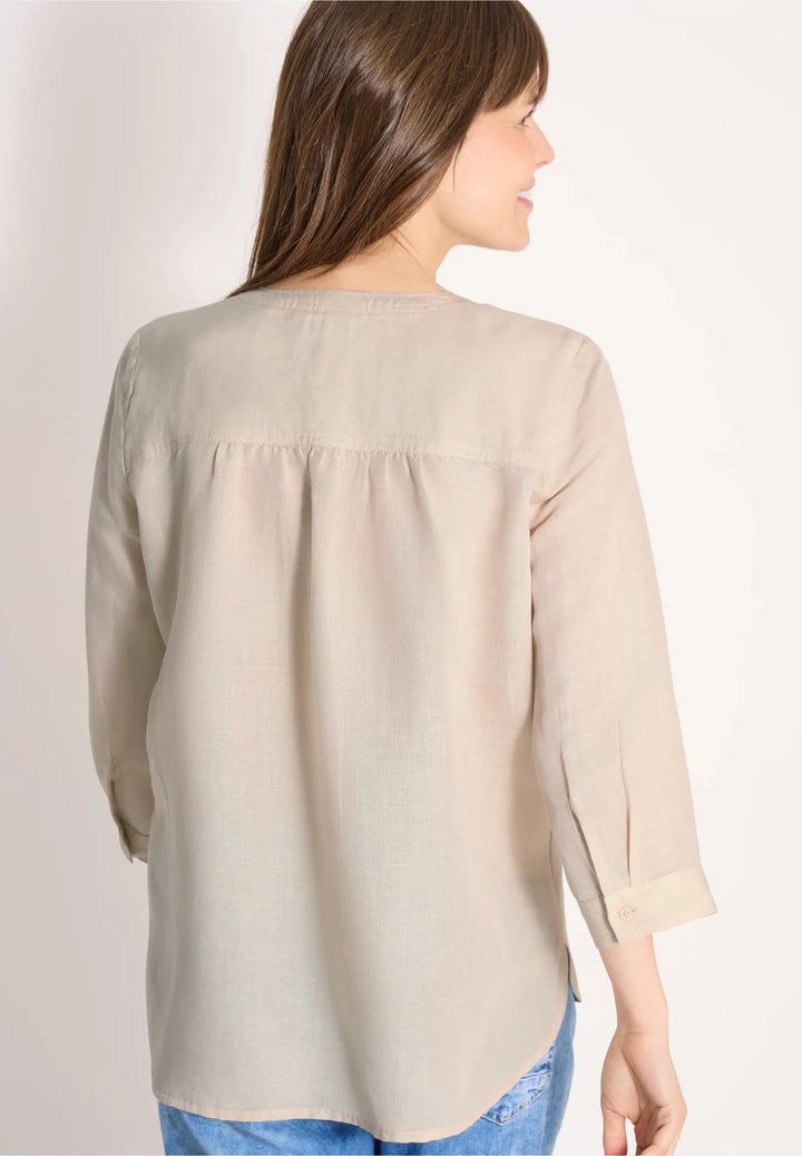 Solid bluse - beige - Many Colors
